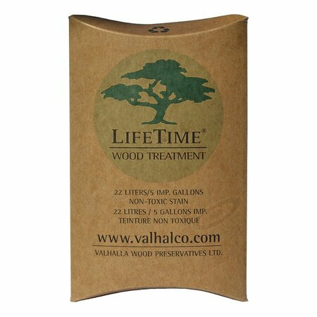 VALHALLA 5 Gal Brown LifeTime Wood Treatment 00002